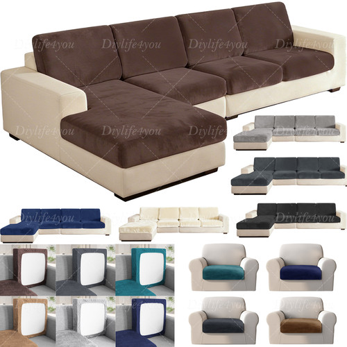 Stretch velvet sofa seat - sofa,