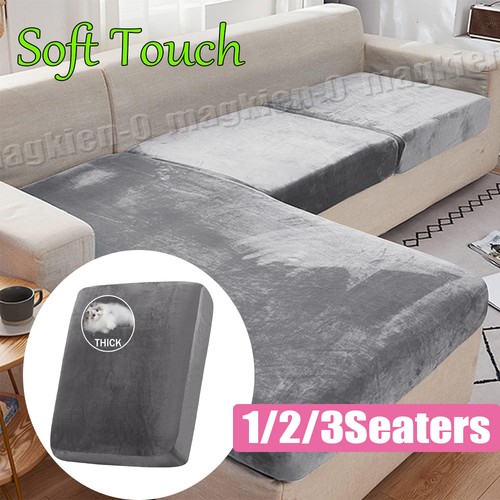Crushed velvet sofa seat - crushed,