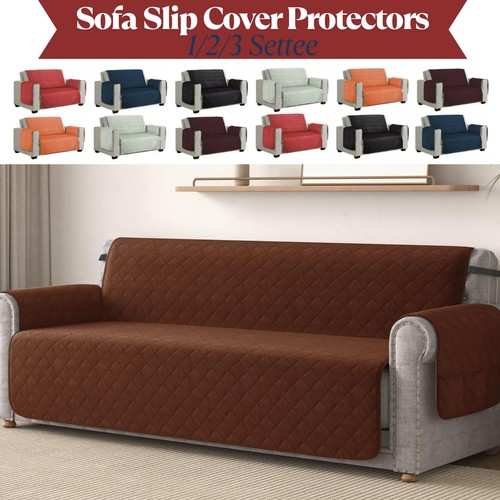 Seater quilted sofa - 1, slip