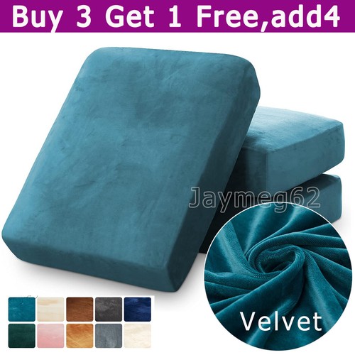 Crushed velvet sofa seat - velvet,
