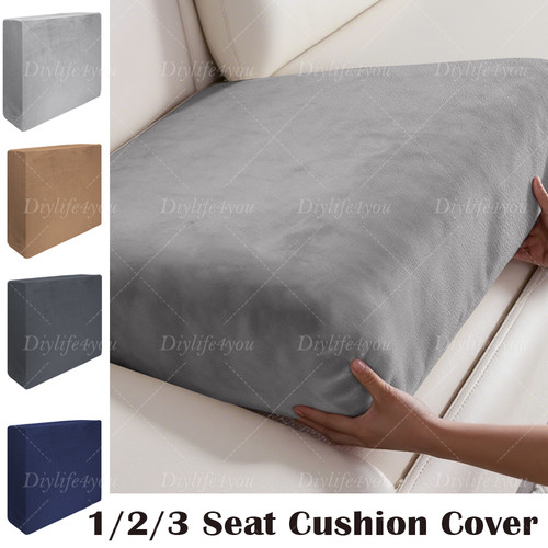 Velvet stretch sofa seat - sofa,