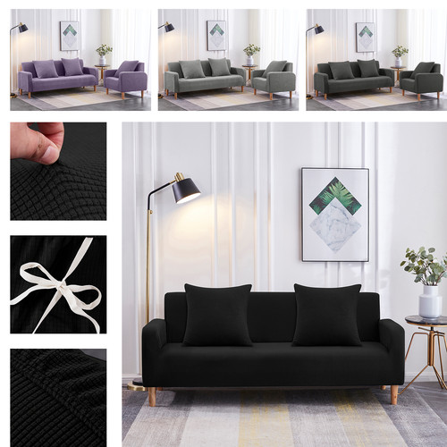 Velvet stretch sofa cover - cover, 2