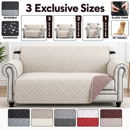 Sofa slip covers reversible - slip,